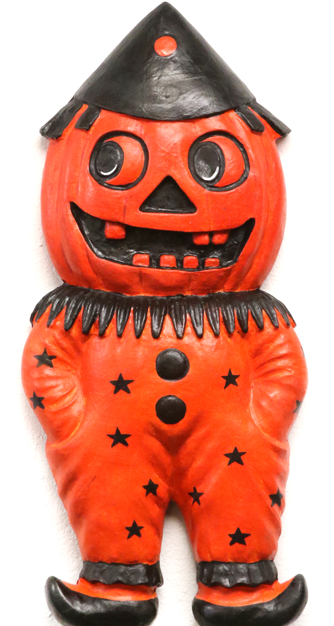 Vintage Halloween Wall Decor Pumpkin