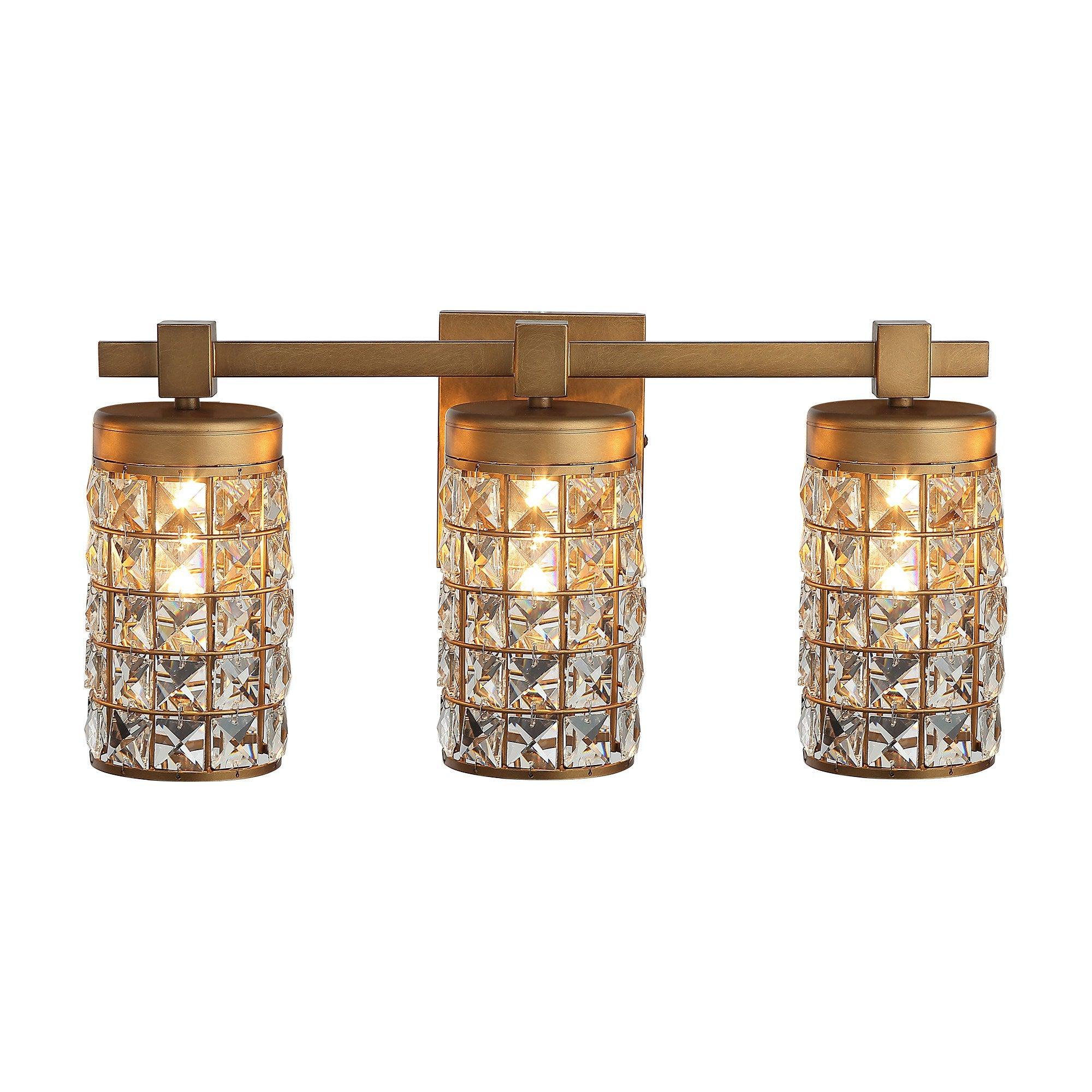 3-Light Modern Golden Wall Light