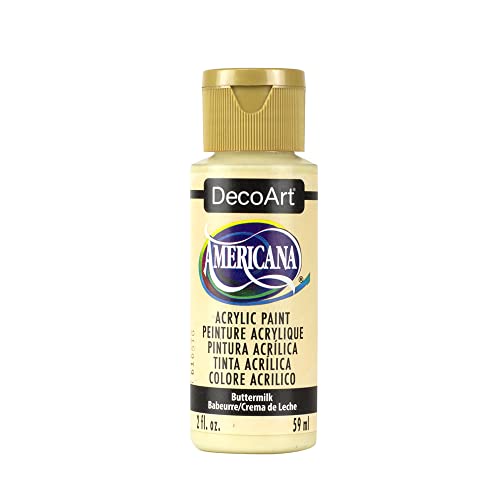 DecoArt Americana Acrylic Paint, 2-Ounce, Buttermilk