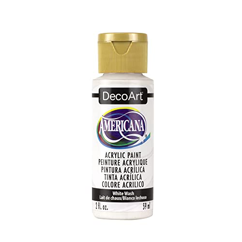 DecoArt Americana Acrylic Paint, 2-Ounce, White Wash