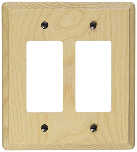 Jackson Deerfield 427U Ash Double Rocker/GFI Wall Plate