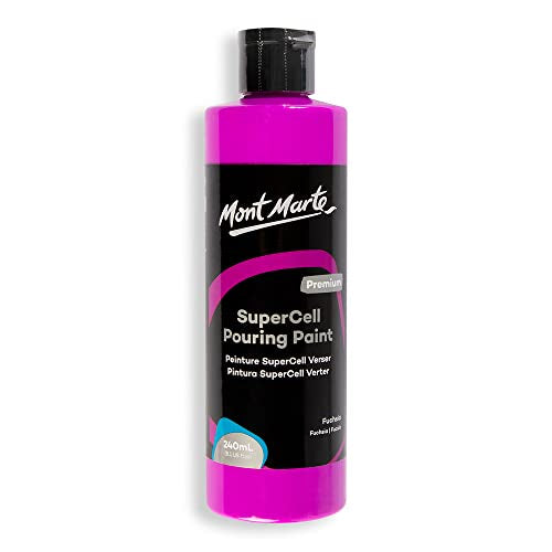 MONT MARTE SuperCell Pouring Paint 240ml – Fuchsia