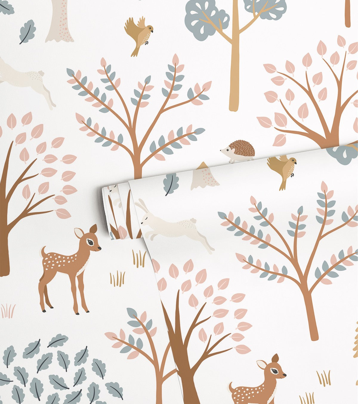 Jöro – Children’s Wallpaper – Forest Motif (deer)