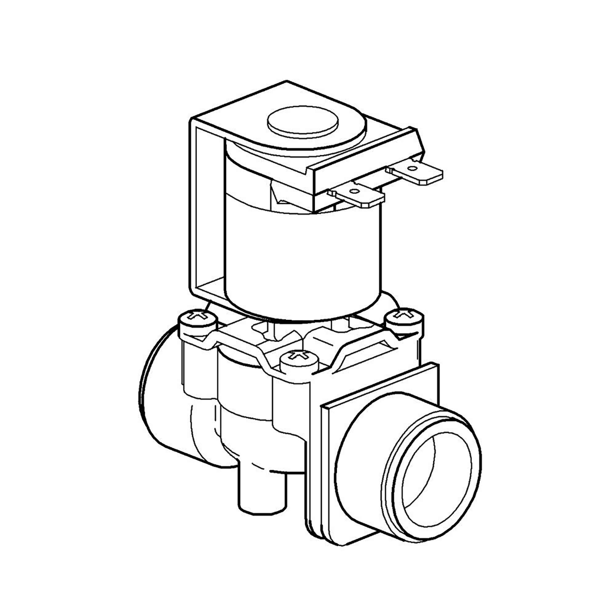 GROHE 43828000 Universal Chrome Solenoid Valve