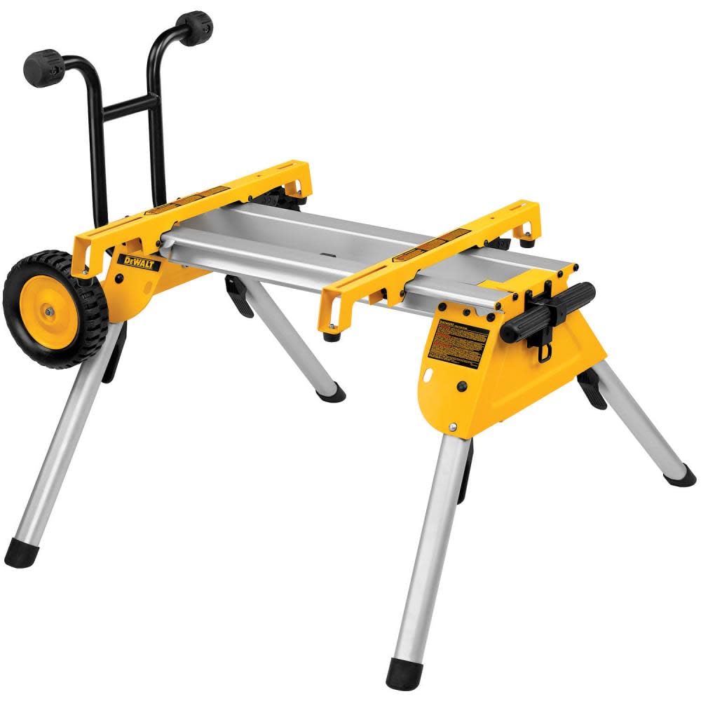 DEWALT Table Saw Stand, Rolling Stand, Collapsible and Portable, Lightweight and Compact (DW7440RS)