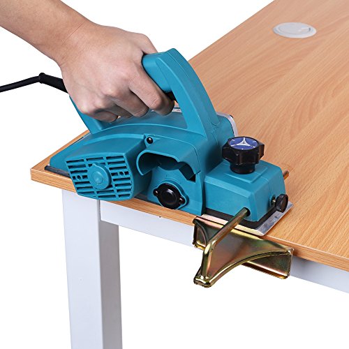 Yosoo Electric Hand Planer, 110V Portable Electric Wood Planer Hand Held Planer Woodworking Power Tool Accurate Smooth Door Planer Machine for Home