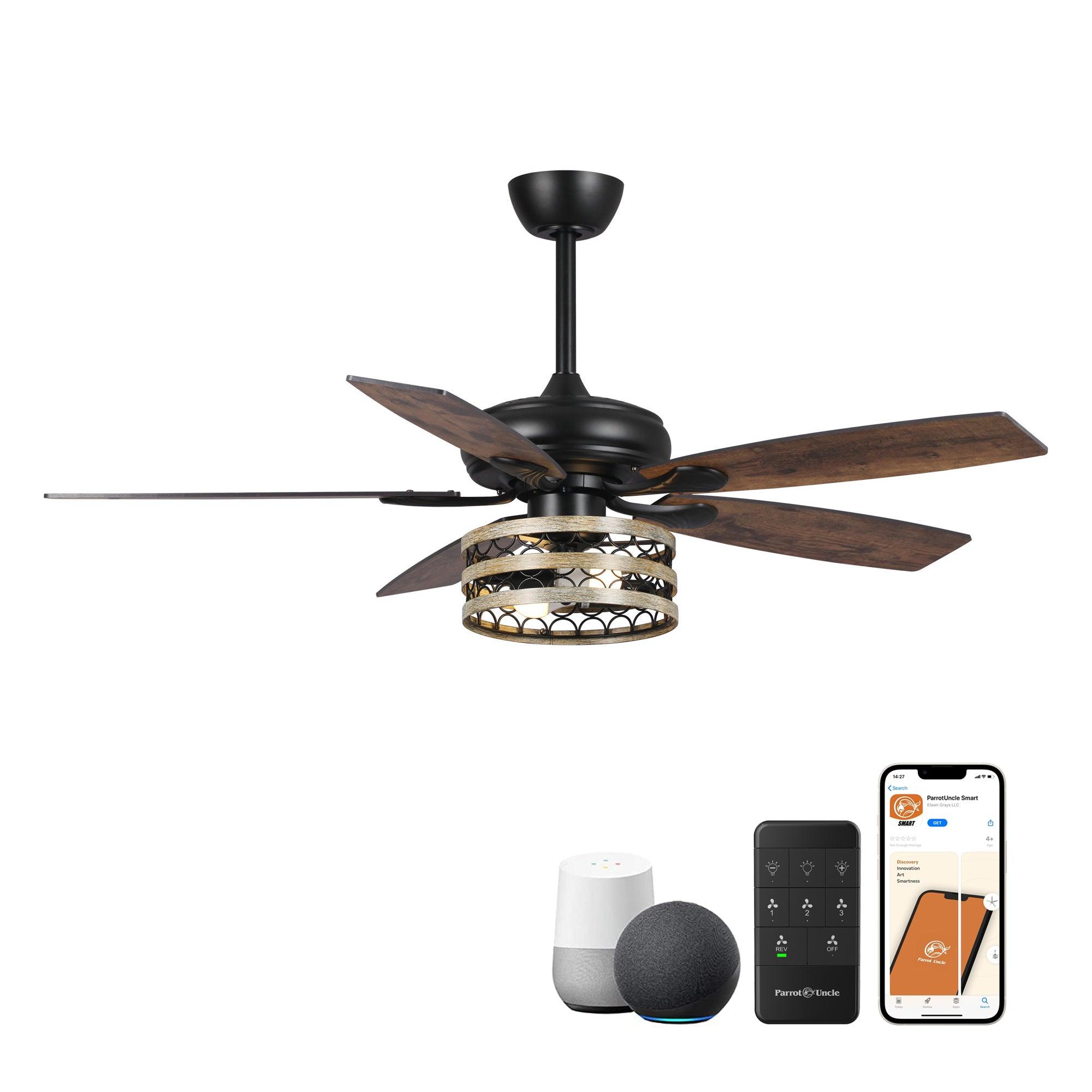 52″ Alward Smart Fan with Light Kit