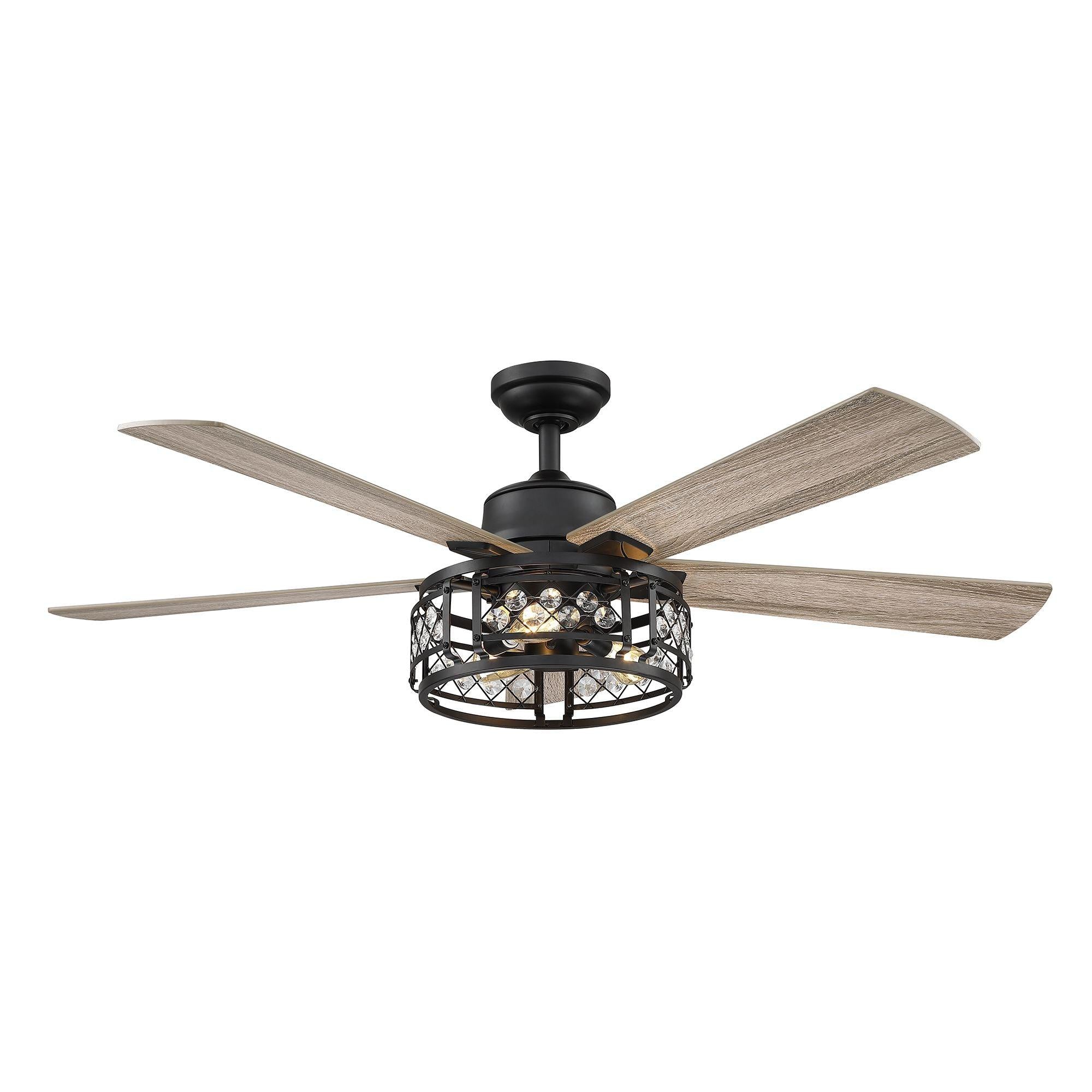 52″ Divisadero Farmhouse Ceiling Fan with Remote Control