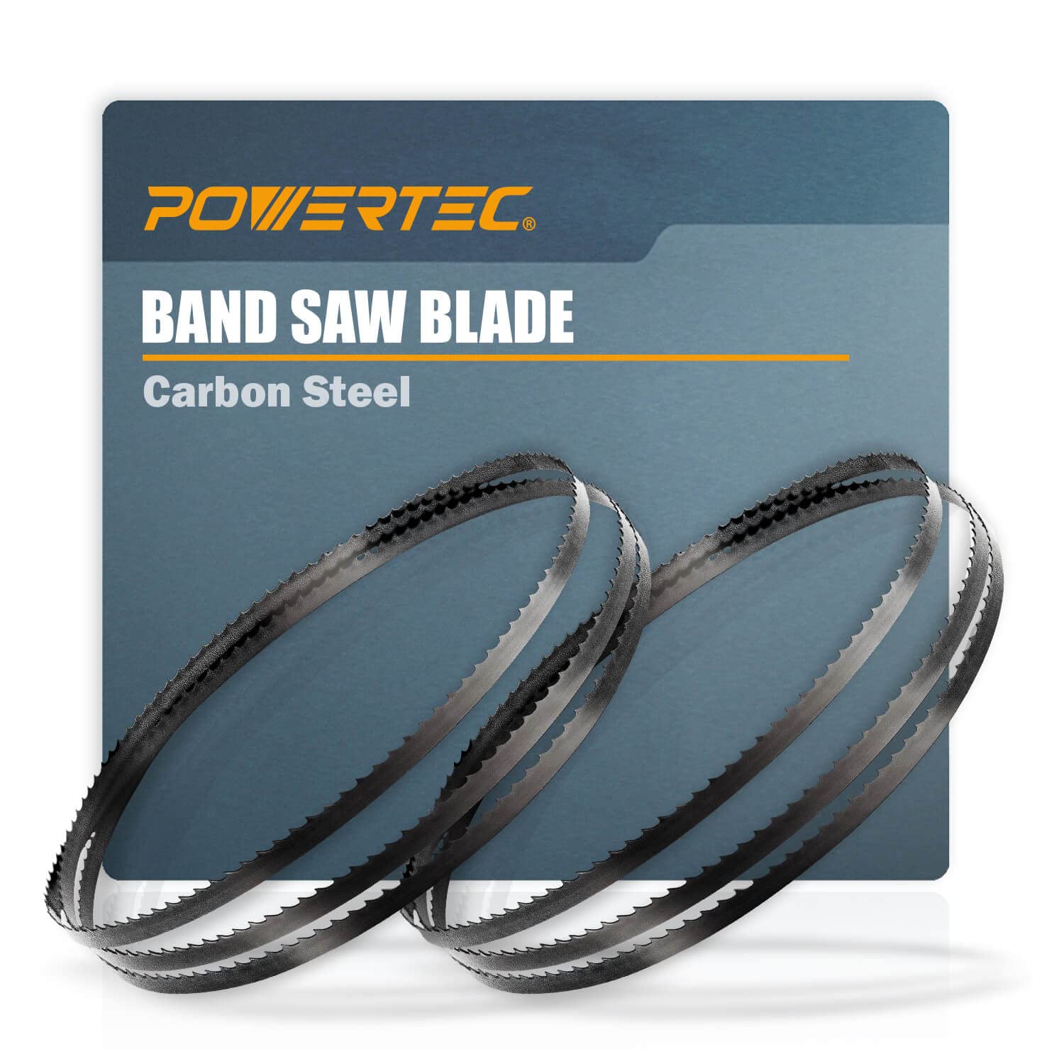 POWERTEC 59-1/2 Inch Bandsaw Blades for Woodworking, 1/8″ x 14 TPI Band Saw Blades for Sears Craftsman, B&D, Ryobi, Delta and Skil 9″ Band Saw, 2