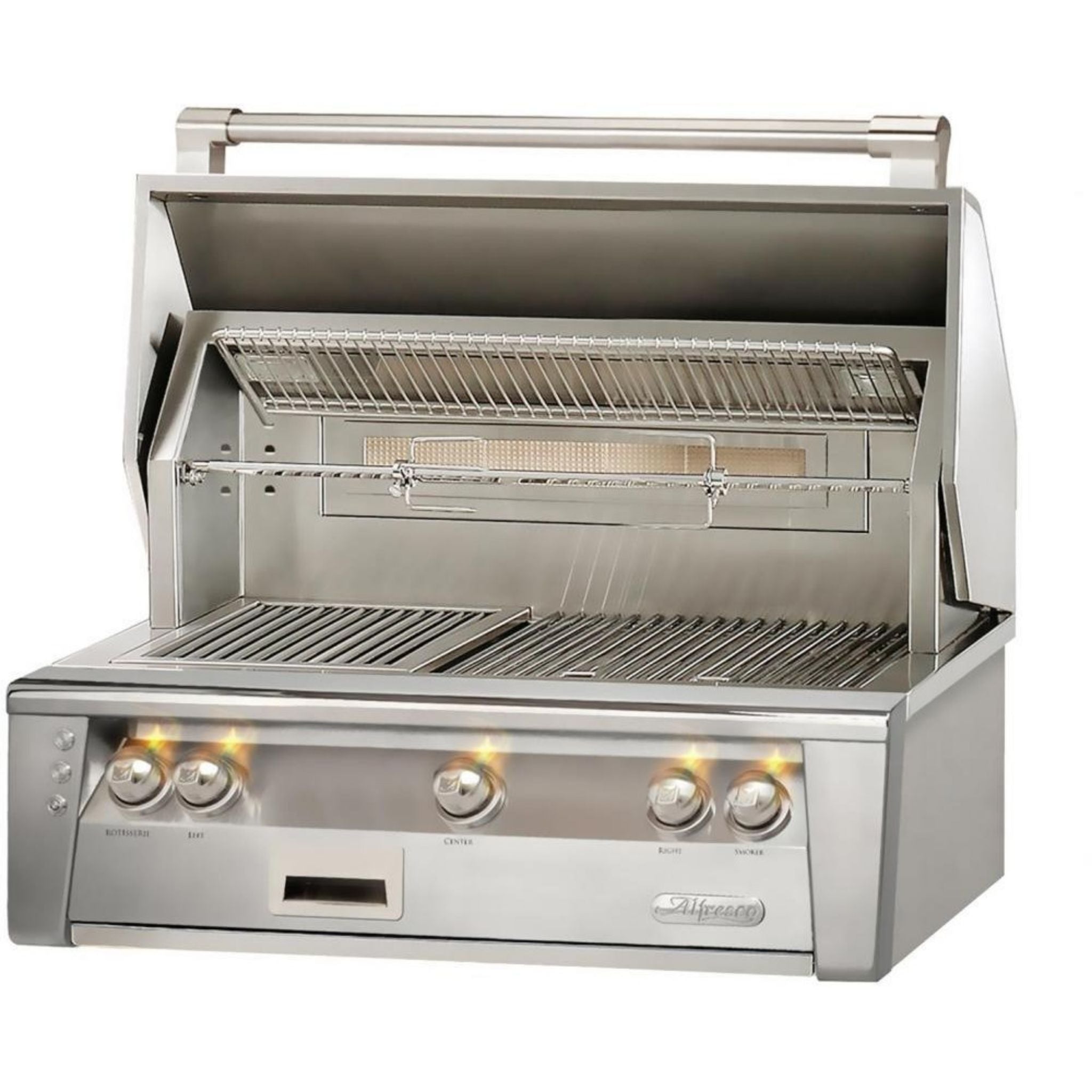 Alfresco Luxury 36″ Blue Lilac Gloss Standard Grill Head 3 Burner Natural Gas Built-In Grill