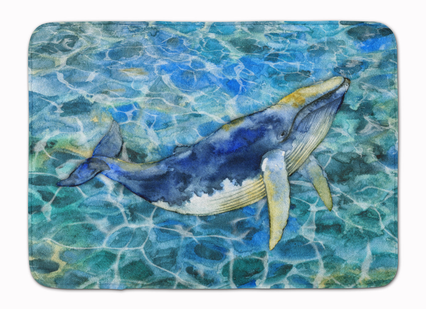 Humpback Whale Machine Washable Memory Foam Mat BB5336RUG