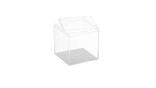 Clear Acrylic Boxes 2.25×2.25×2.25 12 Pack