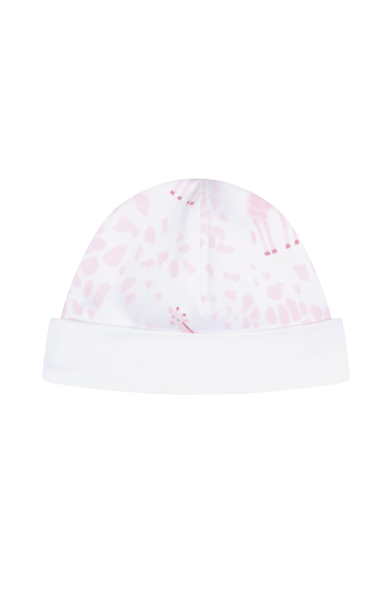 Pink Giraffe Print Hat