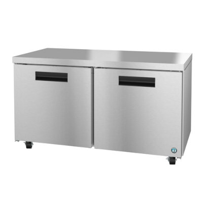 Hoshizaki UF60B – Undercounter Freezer, two-section, 60″W, (2) solid doors, stainless steel exterior