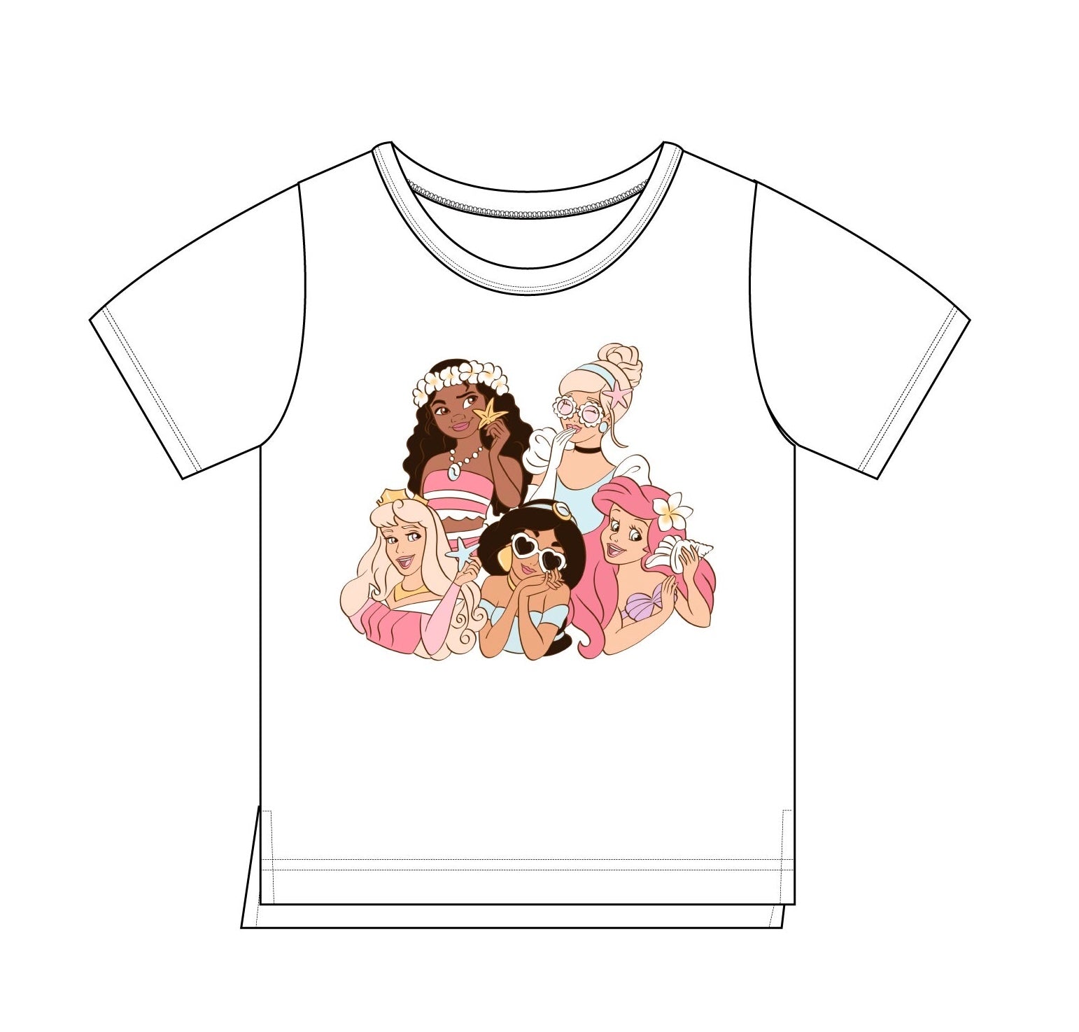 Princess Paradise – Bamboo Graphic Tee