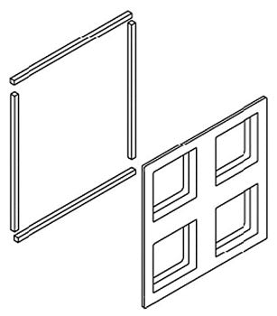 KOHLER K-1059024-CP Escutcheon Kit