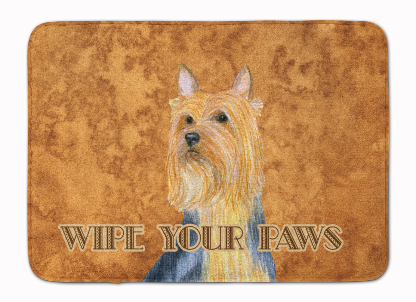 Silky Terrier Wipe your Paws Machine Washable Memory Foam Mat LH9445RUG