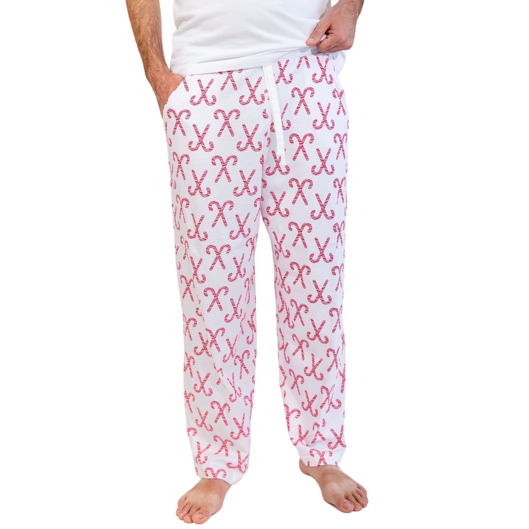 Men’s Candy Cane Pj Pants