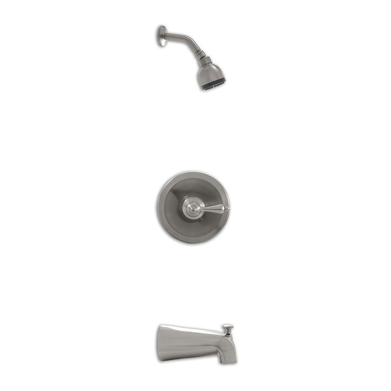 MSI 1Handle Shower-Tub Faucet with Valve – 607 Brushed Nickel