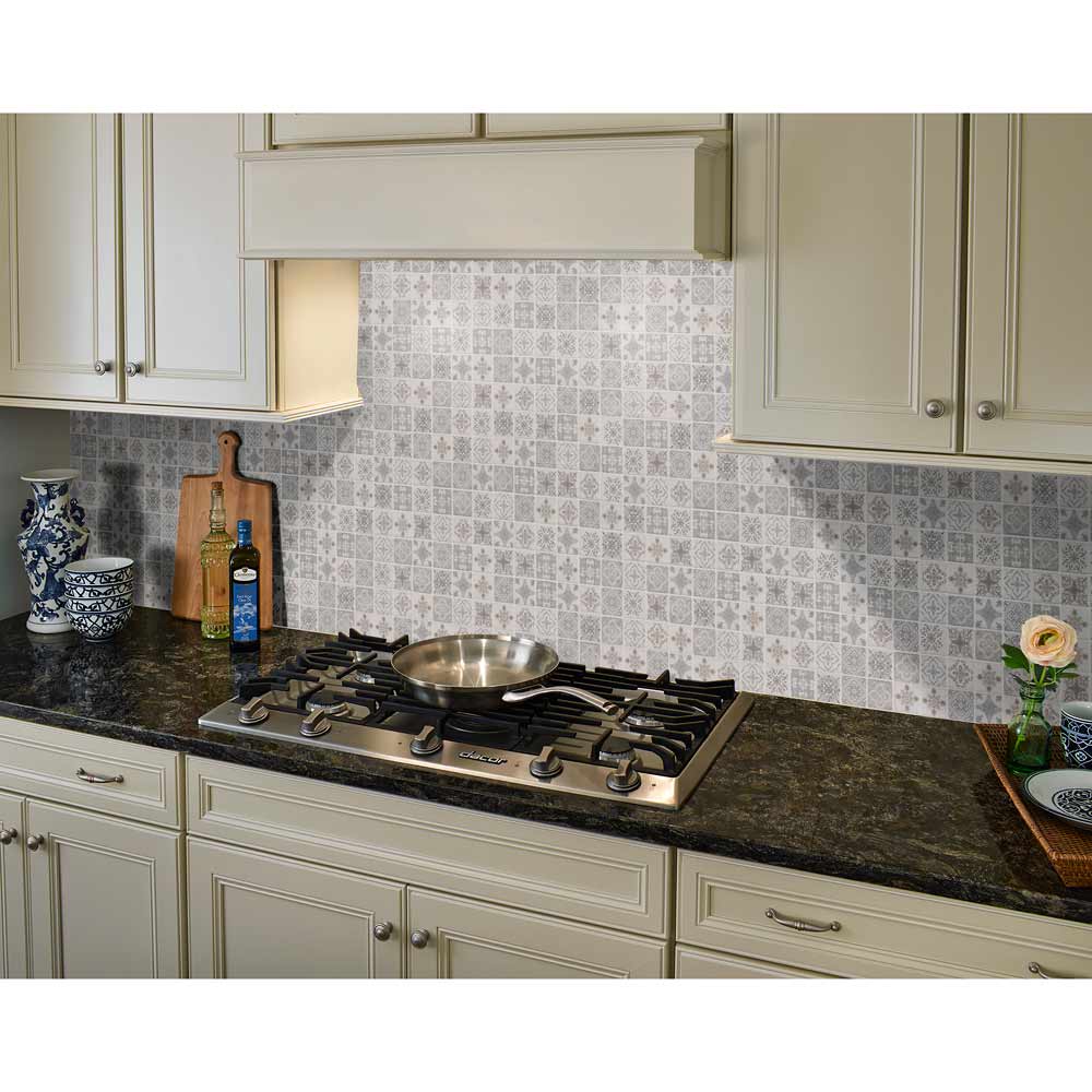 MSI Anya Blanco Glossy Porcelain Mosaic Tile 11.81″x11.81″