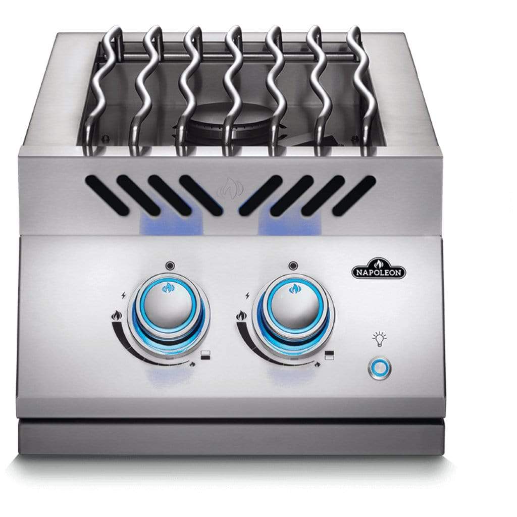 Napoleon 15″ Built-in 700 Series Inline Dual Range Top Drop-in Burner with Stainless Steel Cover