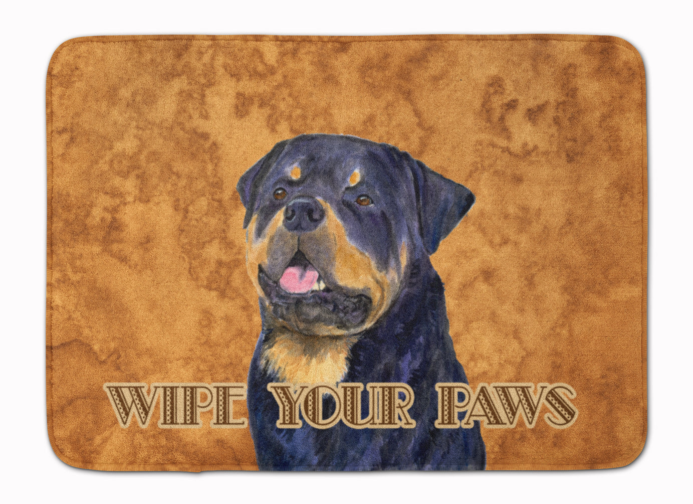 Rottweiler Wipe your Paws Machine Washable Memory Foam Mat SS4880RUG