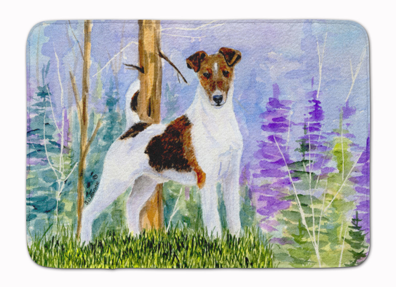 Jack Russell Terrier Machine Washable Memory Foam Mat SS8640RUG