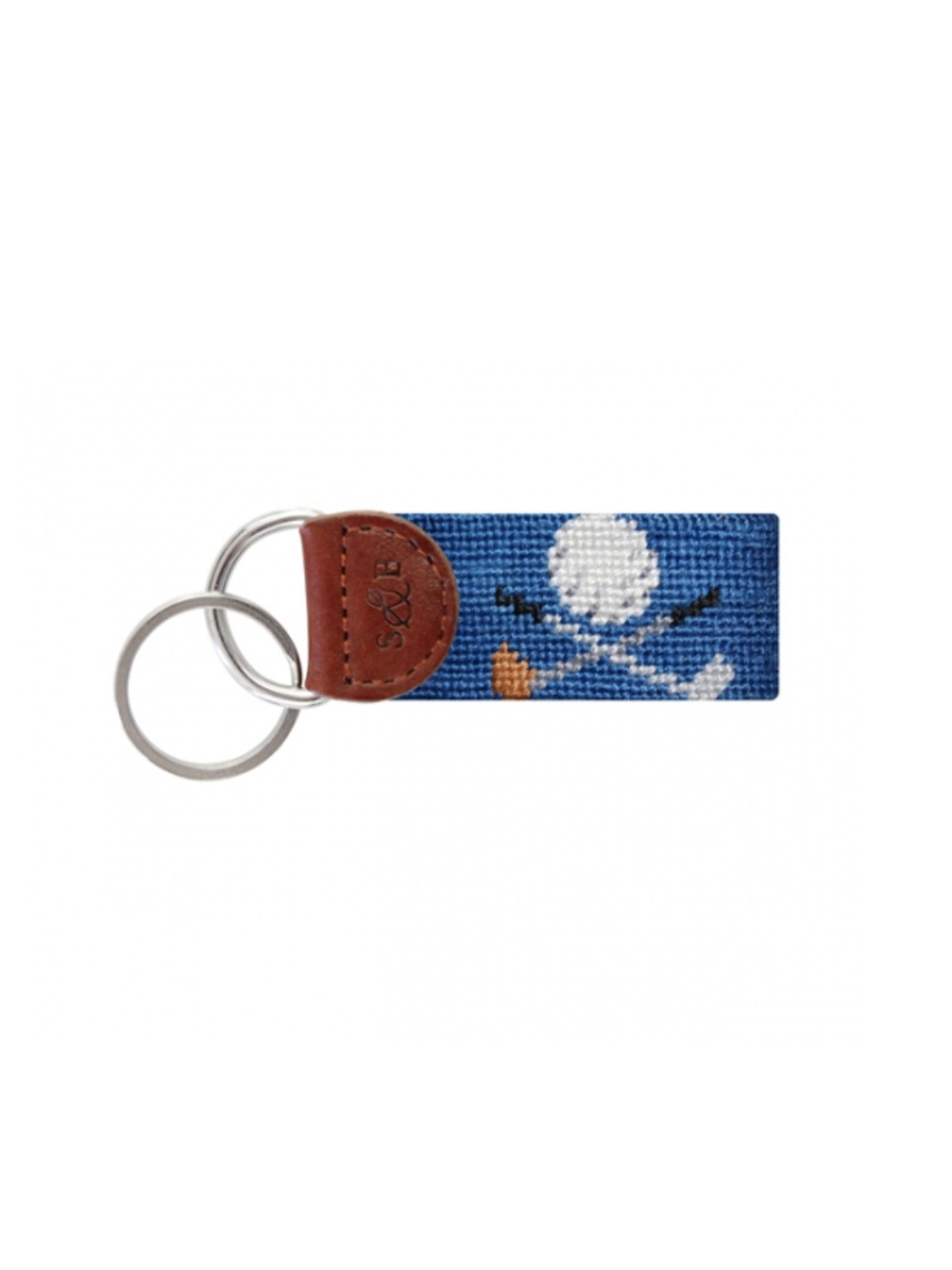 Smathers & Branson Golf Clubs Needlepoint Key Fob