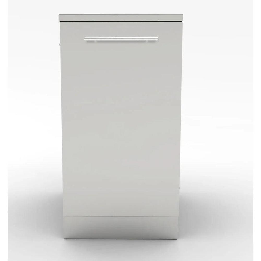 Sunstone 18″ Stainless Steel Trash Drawer Cabinet w/Two Top Loading Bins