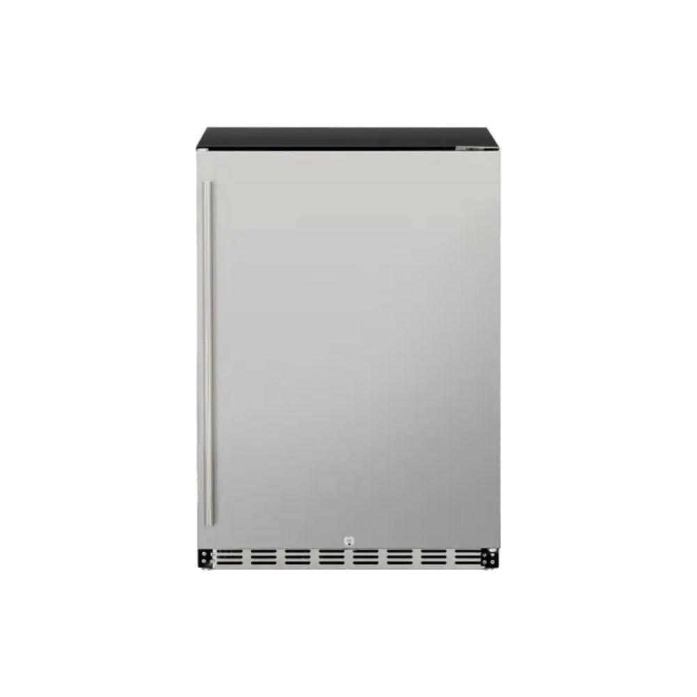 True Flame 24″ 4.2c Standard Compact Fridge – Open from Left