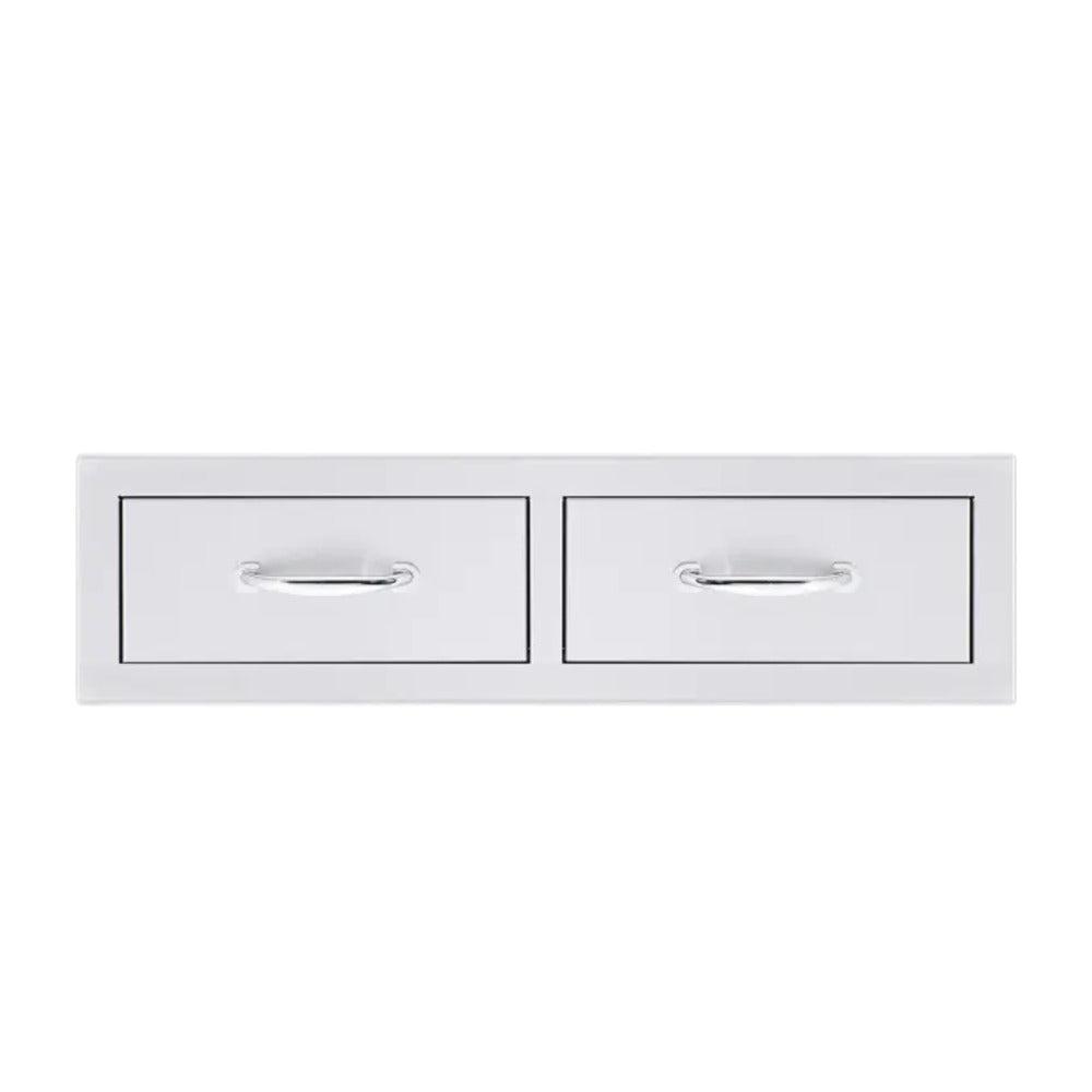 True Flame 32″ Stainless Steel Double Horizontal Drawer