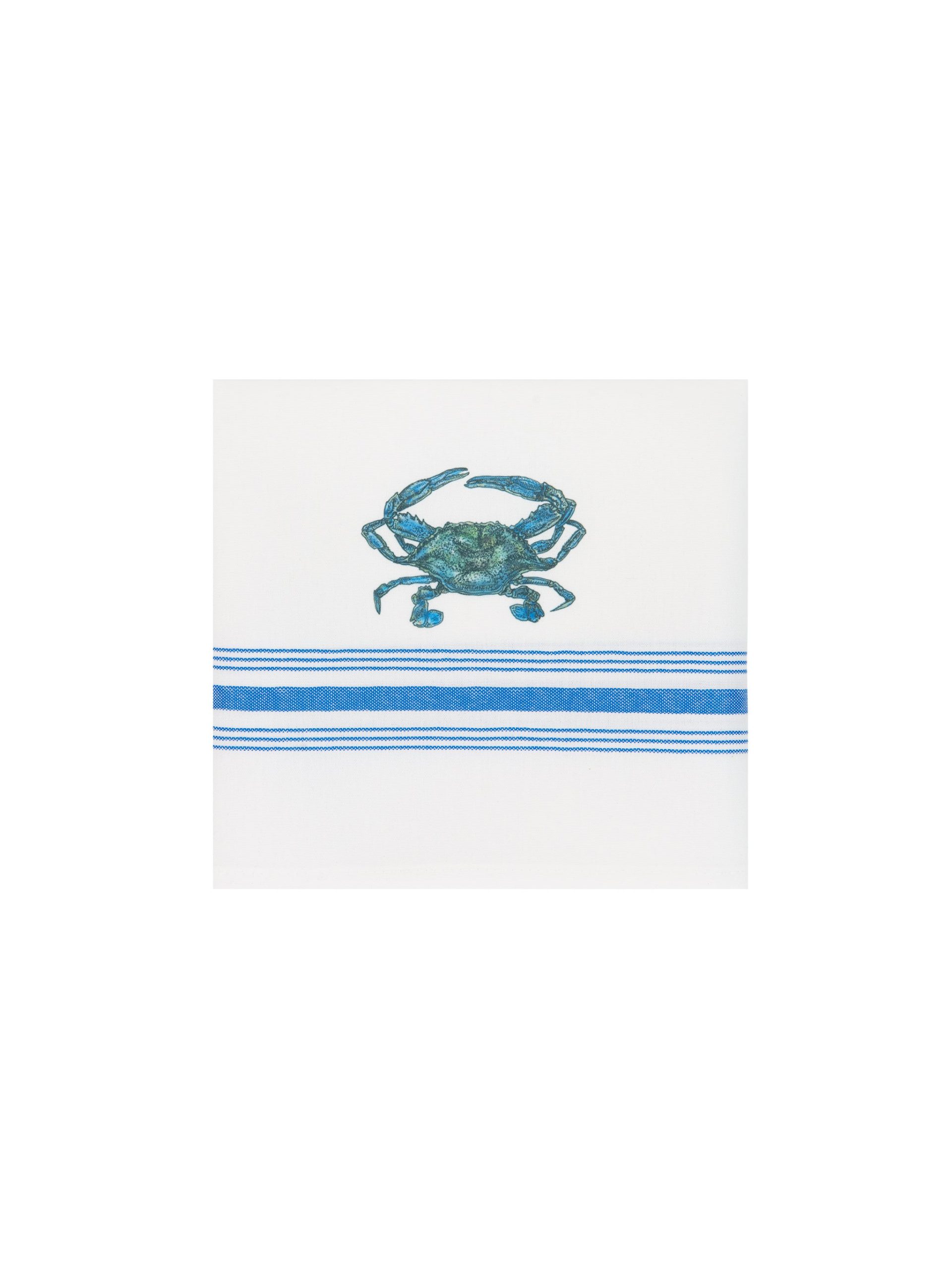 Bistro Crab Blue Striped Napkins