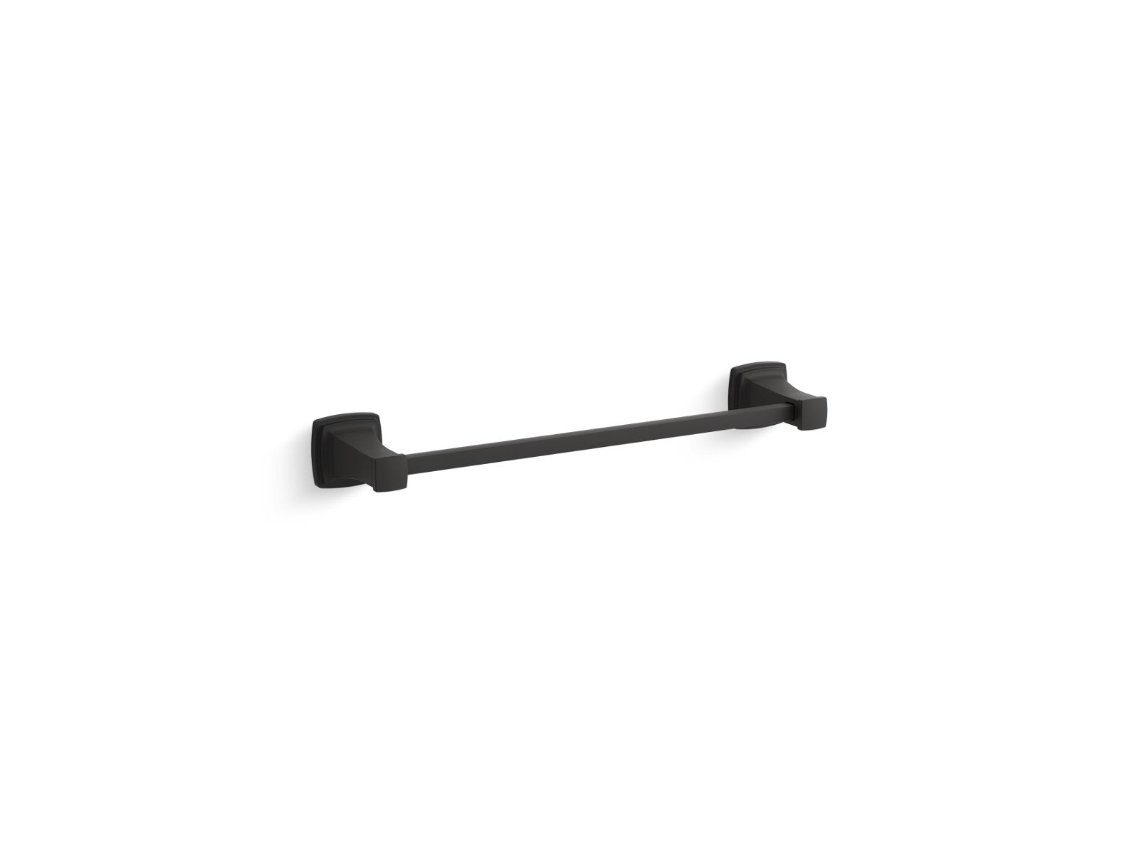 KOHLER K-27409-BL Riff 18″ Towel Bar In Matte Black