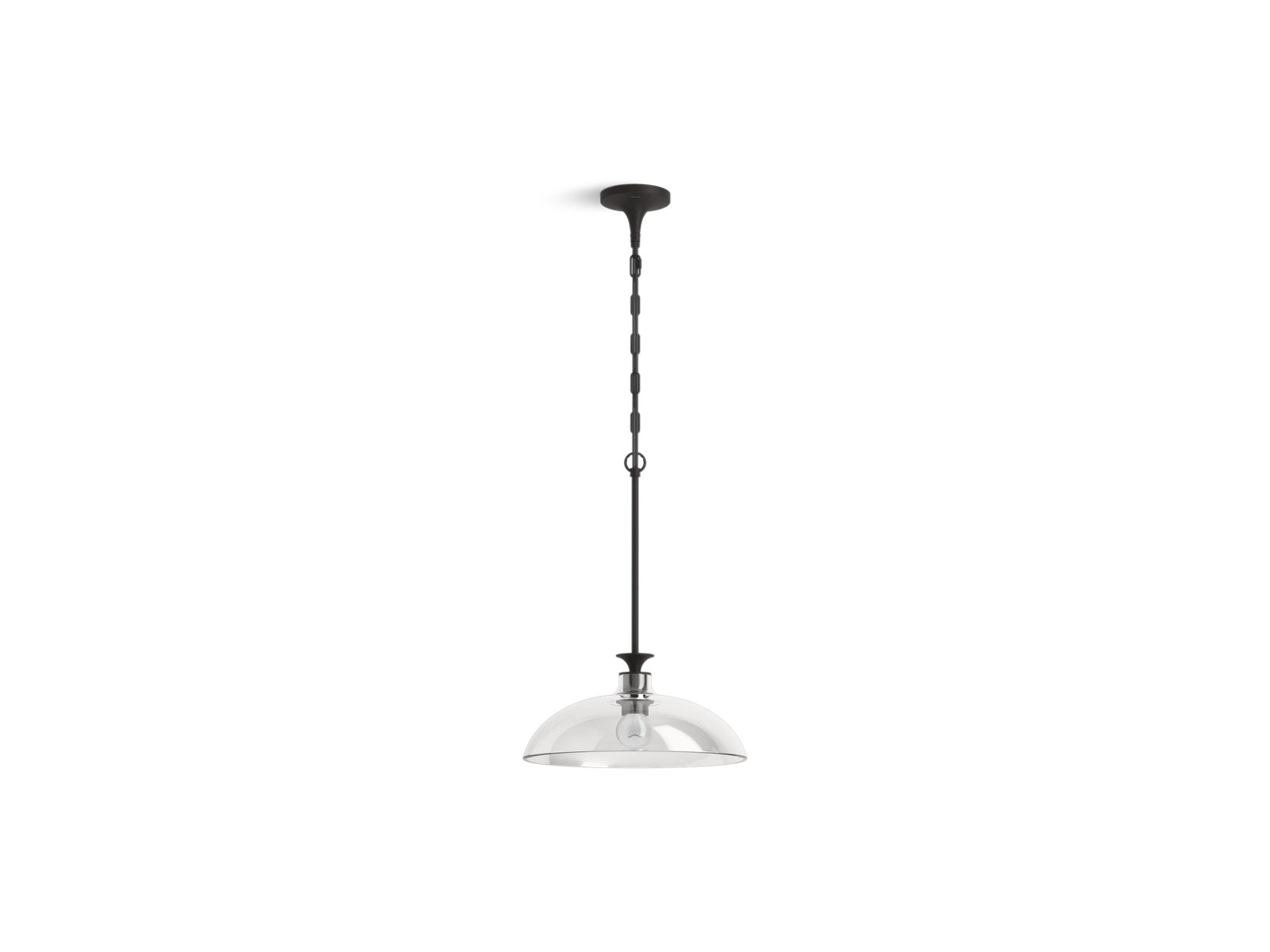 KOHLER K-31771-PE01-BLL Tone 15″ Pendant In Matte Black