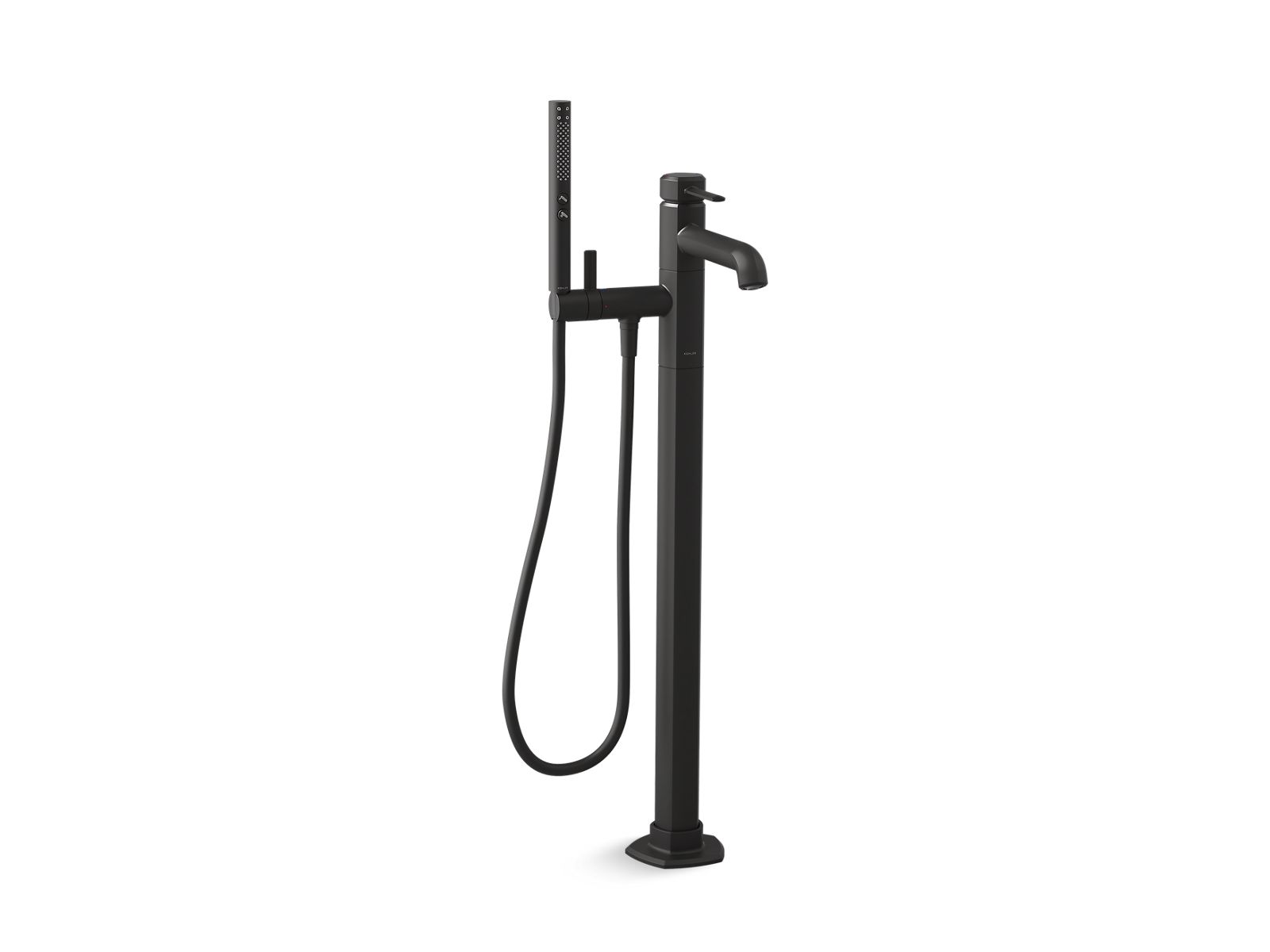 KOHLER K-T27025-4 Occasion Floor-mount bath filler trim with handshower