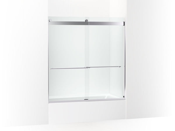 Levity® Plus 61-9/16″ H Sliding Bath Door With 3/8″-Thick Glass