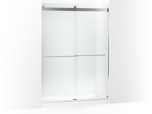 Levity® Plus 81-5/8″ H Sliding Shower Door With 3/8″-Thick Glass