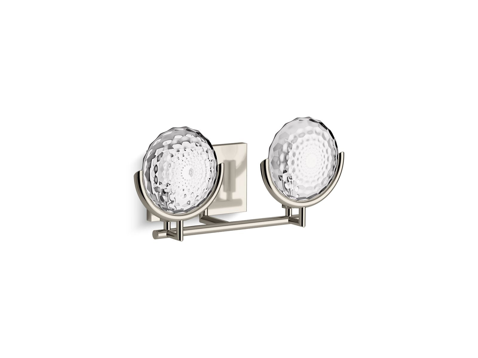 KOHLER K-29376-SC02B-SNL Arendela Two-Light Sconce In Polished Nickel