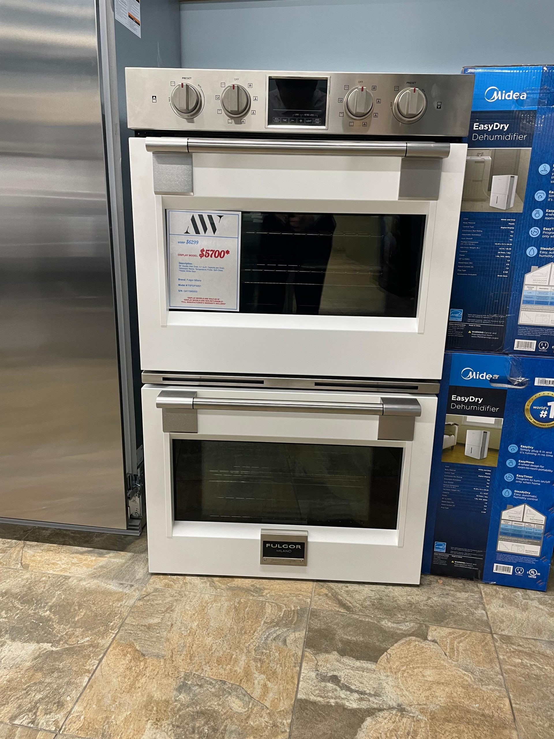 “Open Box” Fulgor Milano 30″ Double Oven F6PDP30S1