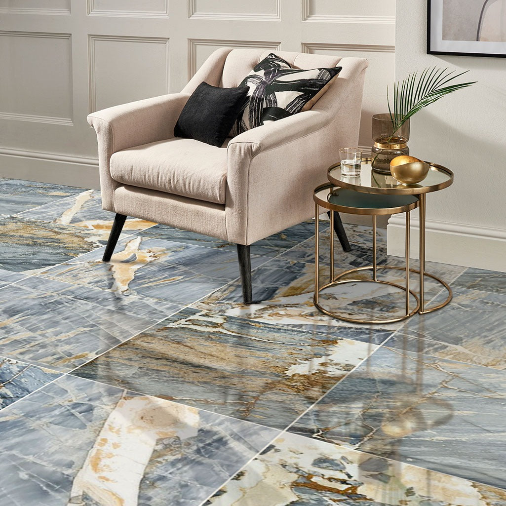 Bluezonai Exotic Marble Polished Floor and Wall Tile