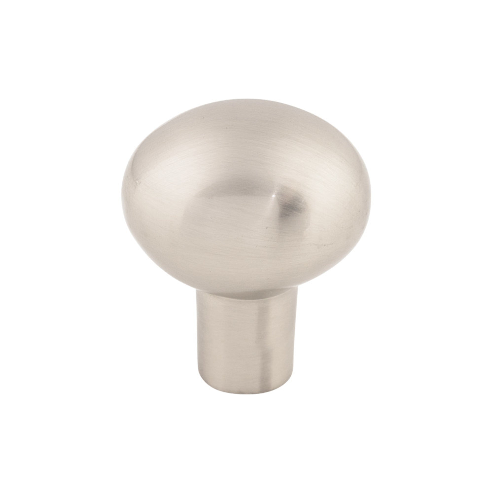 TOP KNOBS M2065 Aspen II Small Egg 1 3/16″ Length Oval Knob – Brushed Satin Nickel