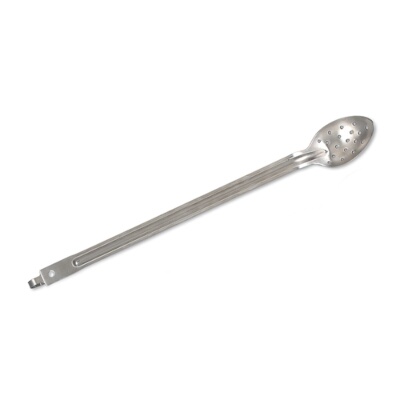 Browne 85952 – Spoon, 21″L, perforated, 2.0 mm thick handle, stainless steel, satin finish