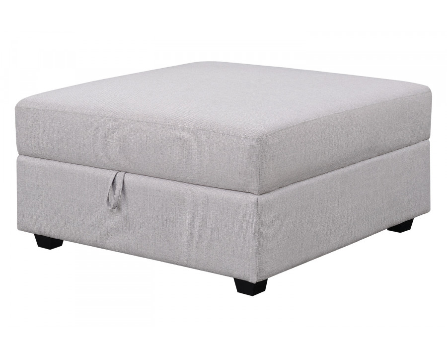 Coaster – Cambria Square Storage Ottoman in Gray