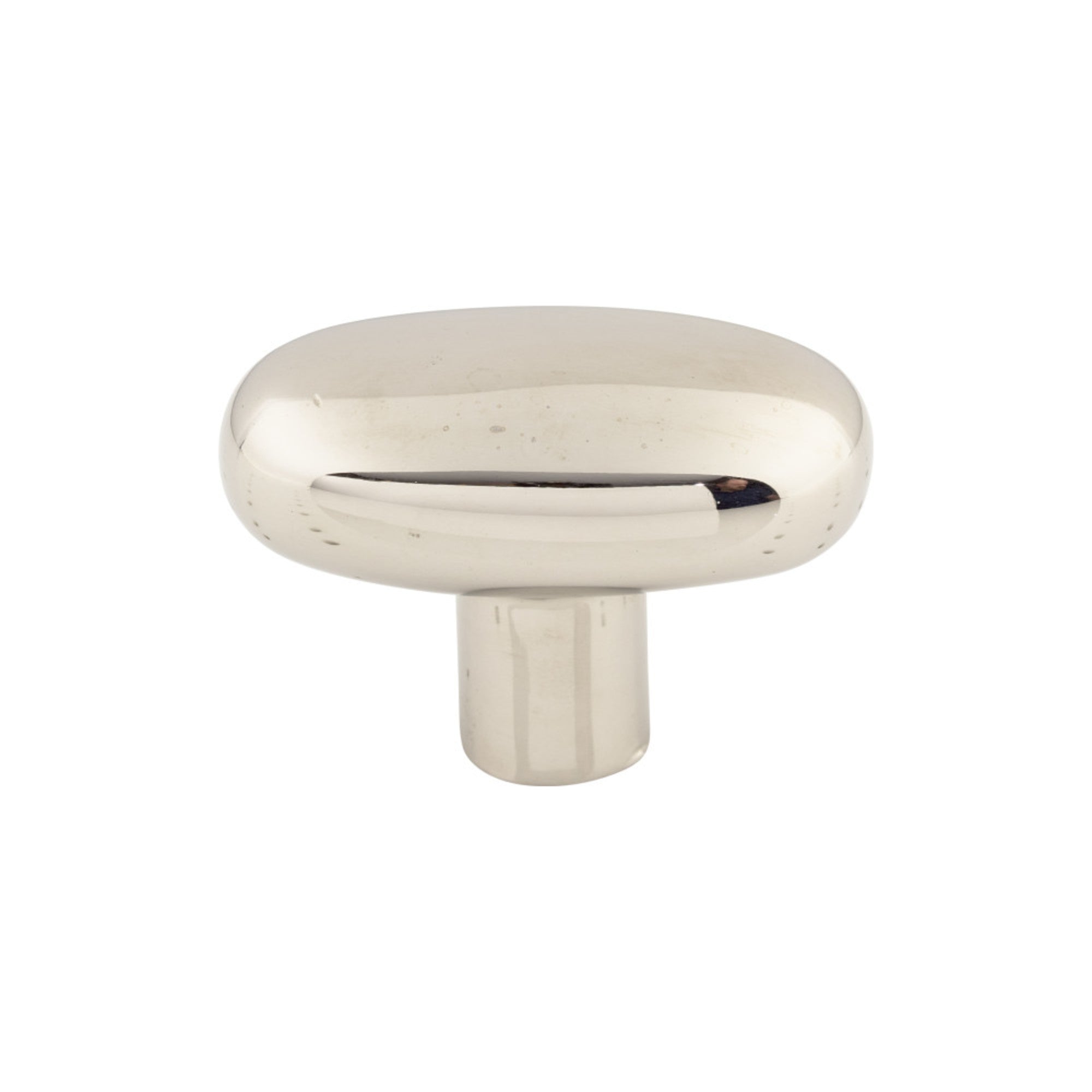 TOP KNOBS M2076 Aspen II Large Potato 2″ Length Oval Knob – Polished Nickel