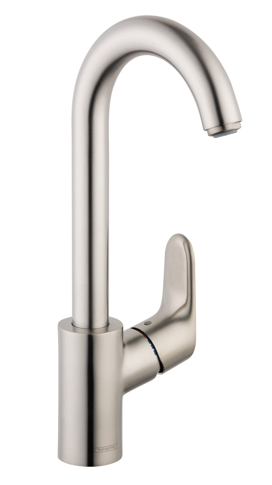 HANSGROHE 04507801 Stainless Steel Optic Focus Modern Kitchen Faucet 1.5 GPM