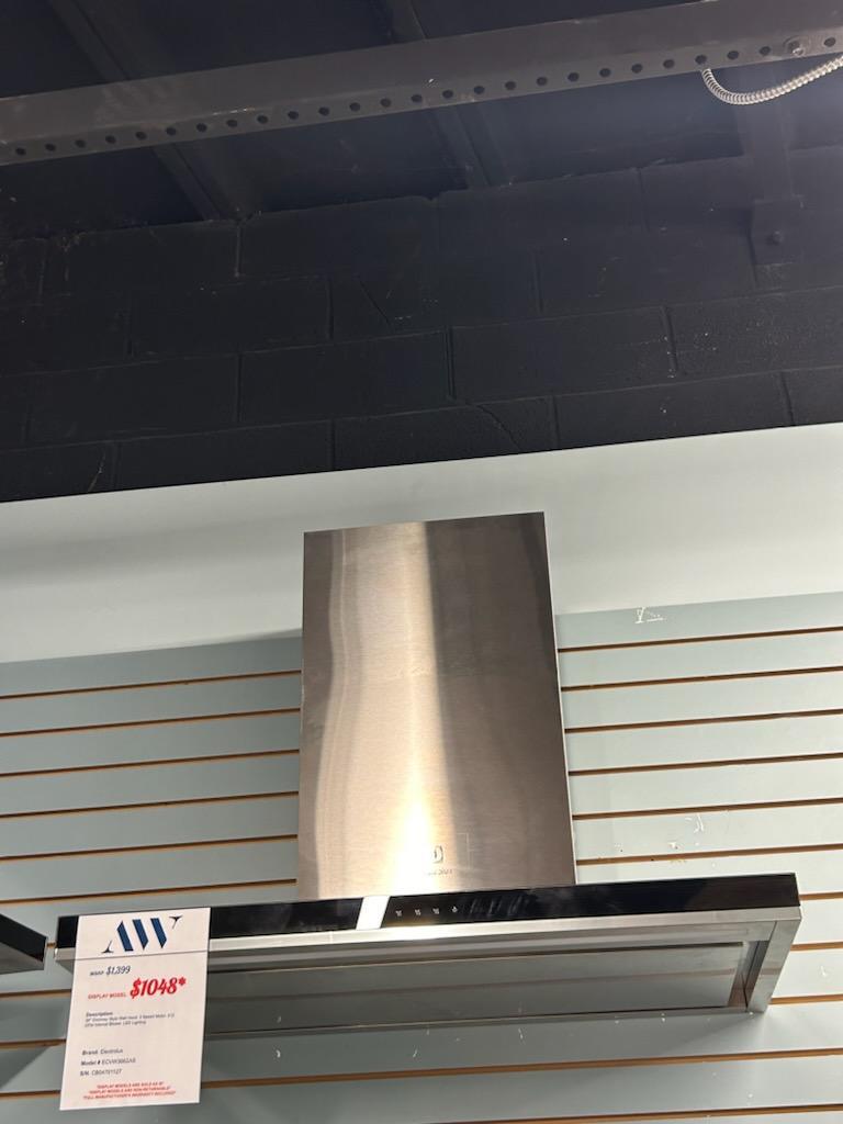 “Open Box” Electrolux 36″ Wall-Mount T Shape Hood ECVW3662AS