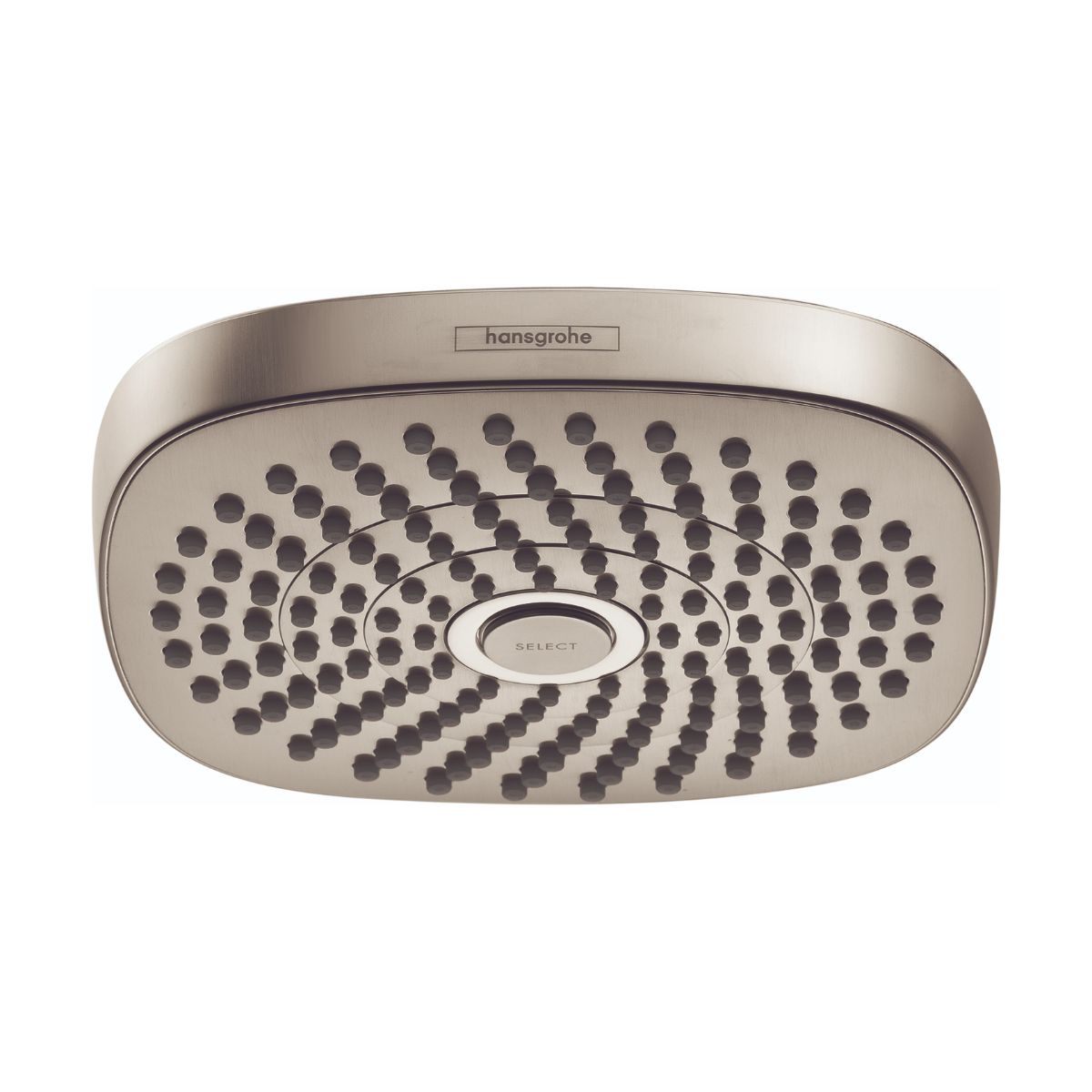 HANSGROHE 04387820 Brushed Nickel Croma Select E Modern Showerhead 1.8 GPM