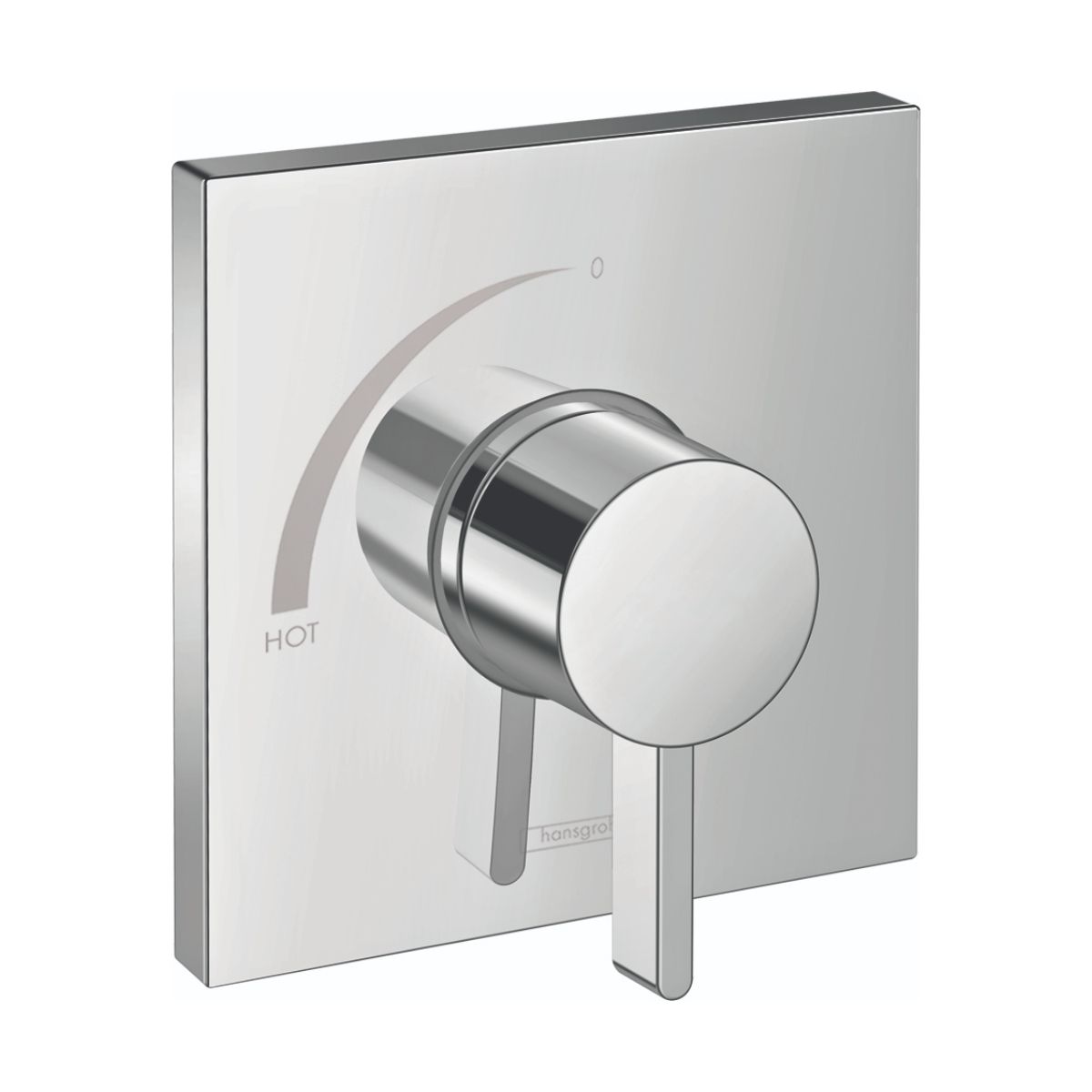 HANSGROHE 15724001 Chrome Ecostat Square Modern Pressure Balance Trim