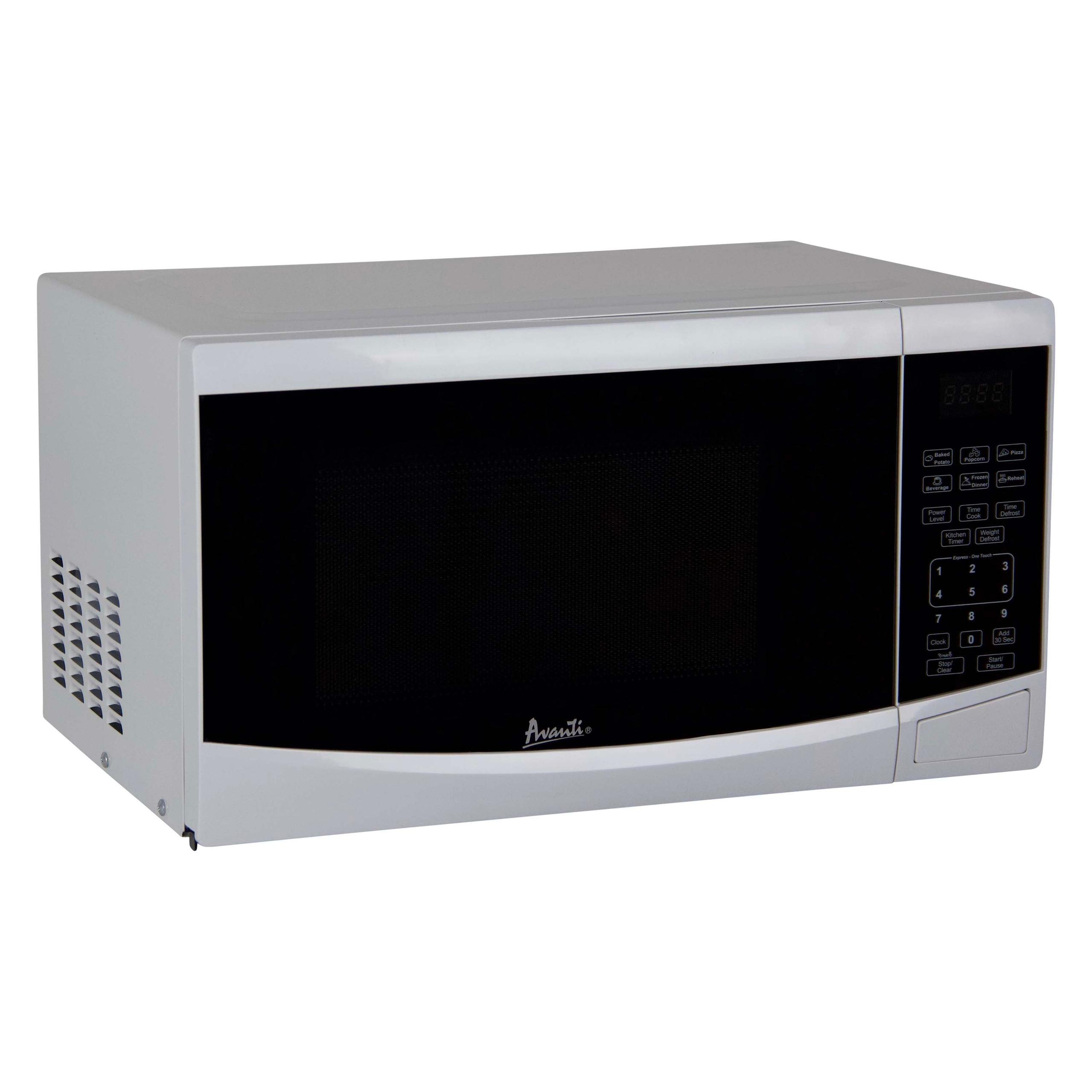 Avanti Countertop Microwave Oven, 0.9 cu. ft. – White / 0.9 cu. ft.