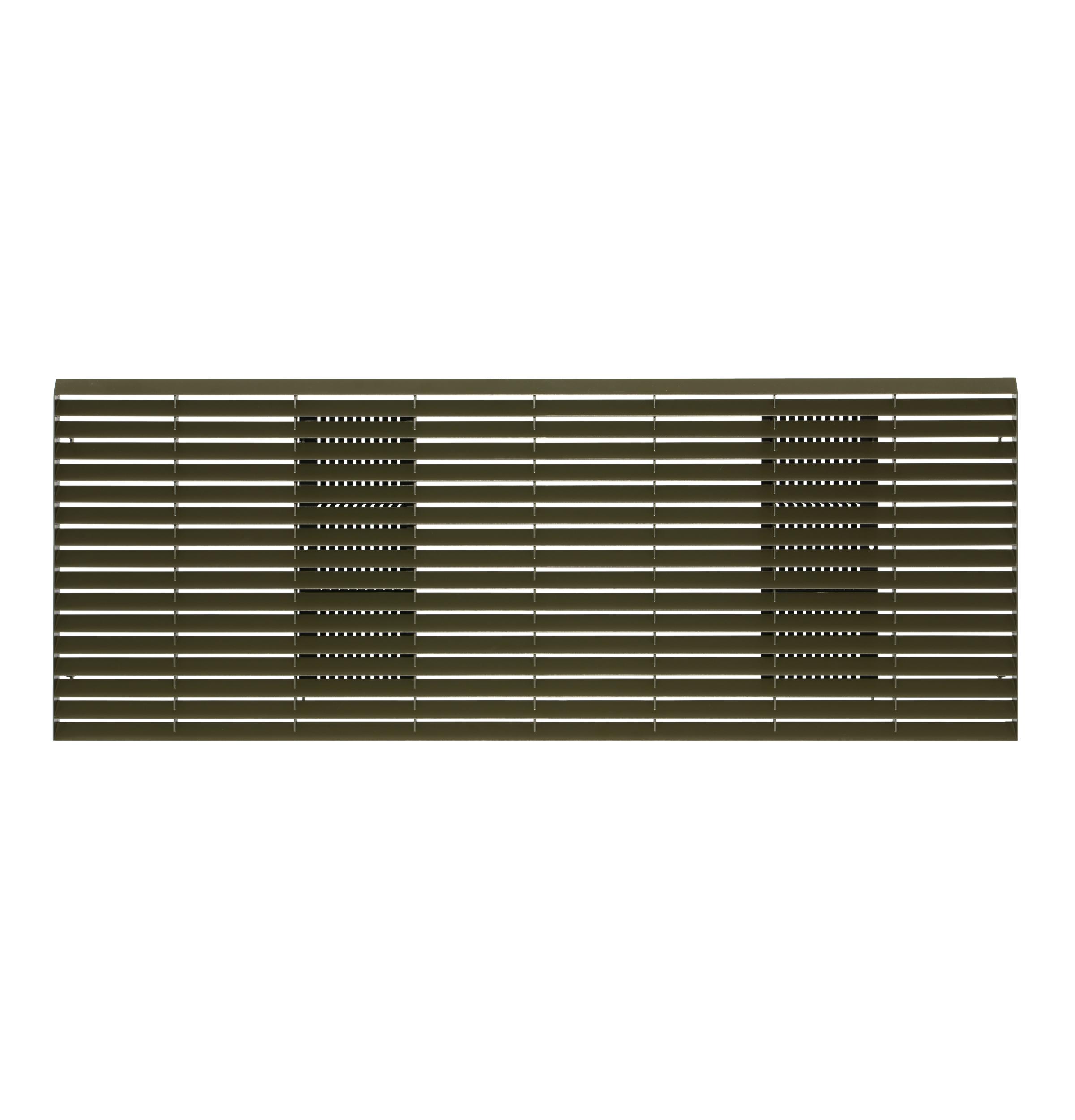 Zoneline architectural rear grille – dark brown